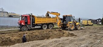 Zemné a výkopové práce +autodoprava s hydraulickou rukou