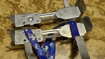 Detské dvojčepelové korčule na ľad- nastaviteľné