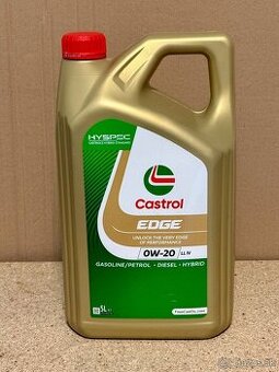 Predám motorový olej CASTROL EDGE 0W-20 LL IV 5L