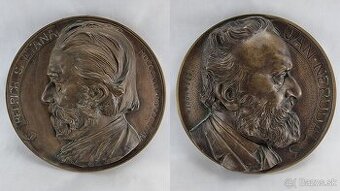 Bronzové plakety z 1895 - Hořovice