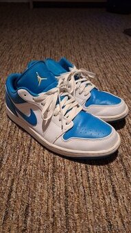 Air Jordan low - baby blue, svetlo modrá