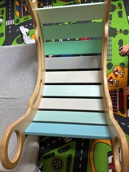 Montessori drevená hojdačka