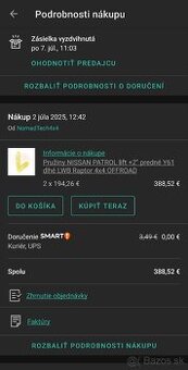 Nissan patrol pruziny 4ks predne