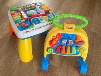Hrací stolík a chodítko Fisher-Price