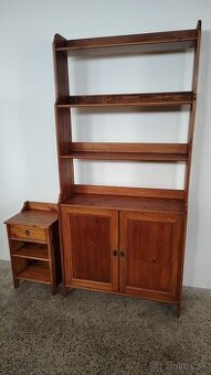 Masivní set, stolek, komoda, knihovna, Nábytek s příběhem