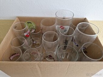 Sklenené, najmä pivové poháre