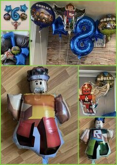 Nové veľké fóliové balóny Roblox 77cm/53cm- sada AŽ 15/16/17