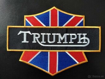 Motorkárska nášivka veľka TRIUMPH