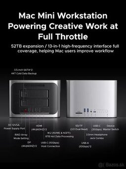 mac studio, mac mini usb hdd hub + 8tb hdd - 1