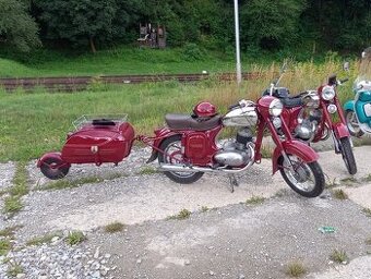 Jawa 250 353 + prívesný vozík