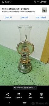 Petrolejové lampy, petrolejky