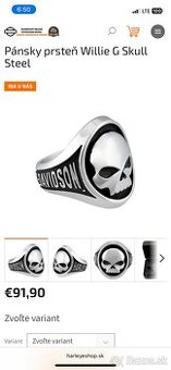 Harley - Davidson prsteň