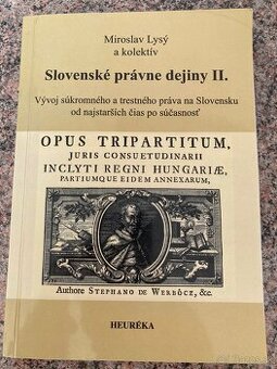 Slovenské právne dejiny II.