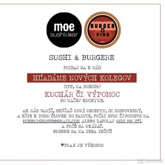 HĽADÁME POSILY DO TÍMU 🍔👨🍳 BURGER A PIVO