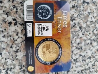 2 1/2€ Belgicko 2024 Ensor+NFT