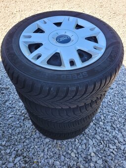 PLECHOVE DISKY FORD FIESTA FUSION 4x108 195/60 R15ZIMNE PNEU