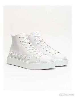 Kožené tenisky, Karl Lagerfeld-Maxi Injekt Hi Top.