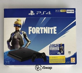 Playstation 4 slim + 1x ovládač + 1 hra
