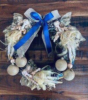 Vianočný veniec na zavesenie 1.