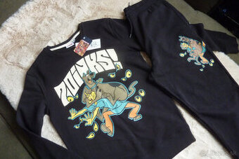 Krásna tepláková súprava SCOOBY DOO, v.170, S VISAČKOU, NOVÁ