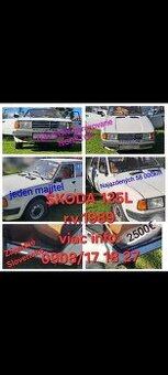 SKODA 125L po jednom majiteľovi 1989