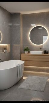 Dlažba/obklad 120x60 vysoký lesk sivá