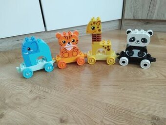 Lego duplo vláčik so zvieratkami