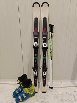 LYŽE SALOMON XDR FOCUS 130CM + LYŽIARKY DALBELLO 38,5EUR