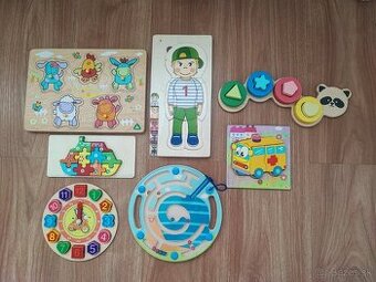 Drevené hračky Vkladačky