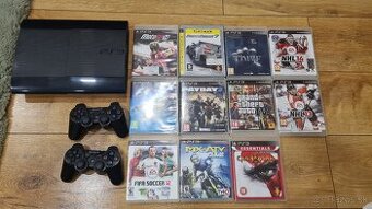 PS3 komplet 2x ovladac 11hier