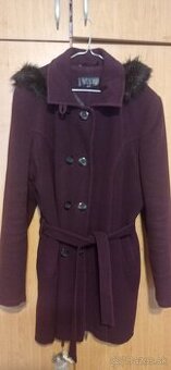 Dámsky flaušový kabát