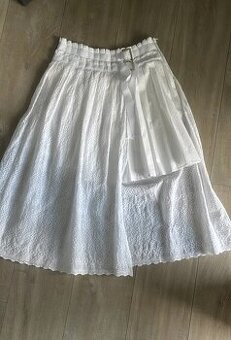 Liu Jo biela madeirová sukňa vel.S