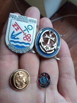 Odznaky lode,kotva.Námorníctvo.