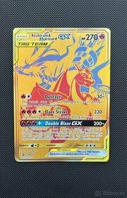 Pokémon karta Reshiram & Charizard GX