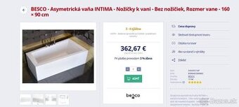 rohová vaňa