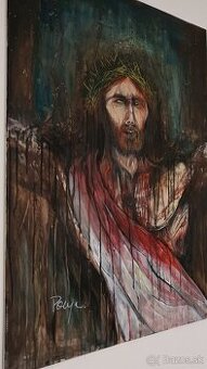 Jesus olejomaľba 100x70cm