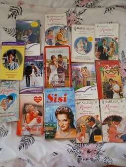 Predám 14 kníh za 10€ harleqin