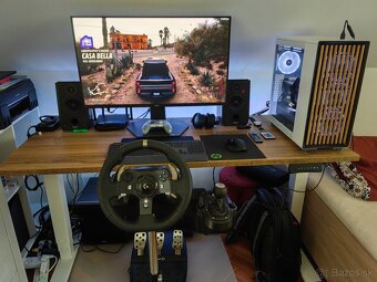 Logitech G920 Driving Force+paka+stand, TOP stav, v zaruke