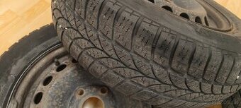 Predám 4 zimné pneumatiky s diskami Škoda octavia 2