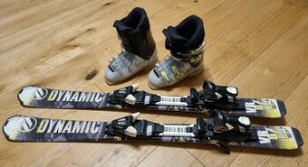 Lyže 100 + lyžiarky 259mm, 215