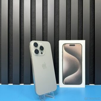 🔵Záruka 1 Rok | iPhone 15 Pro 128 GB Natural Titan