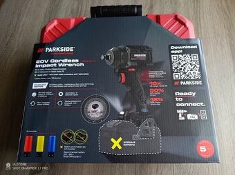 Aku rázový uťahovák PARKSIDE PERFORM20 V PPDSSA - max 600 Nm