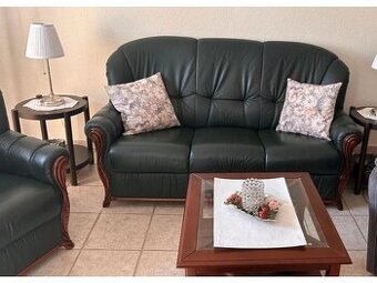 Luxusni italská kožená sedací souprava 3+1+1, 4094