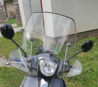 Plexi/veterný štít PIAGGIO