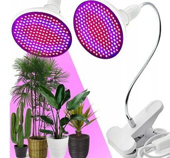 LED lampa s klipom na pestovanie rastlín