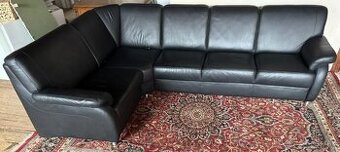 Moderní kožená rohová sedací souprava,6356