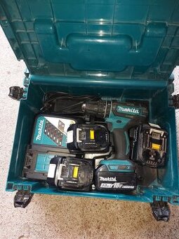 Makita aku vrtacka,rychlonabijacka,4×bateria