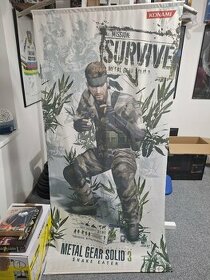 METAL GEAR SOLID 3  Promo Fabric Banner