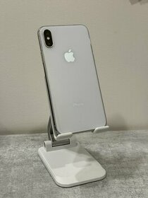 Apple IPhone X silver 256 GB, 100% zdravie, dobrý stav