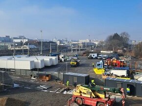 Prenájom: Oplotený pozemok v Žiline o výmere 4500 m2 s admin